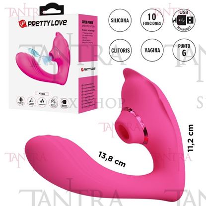 Estimulador Clitoriano con 10 Modos de Vibración y 7 de Golpeteo